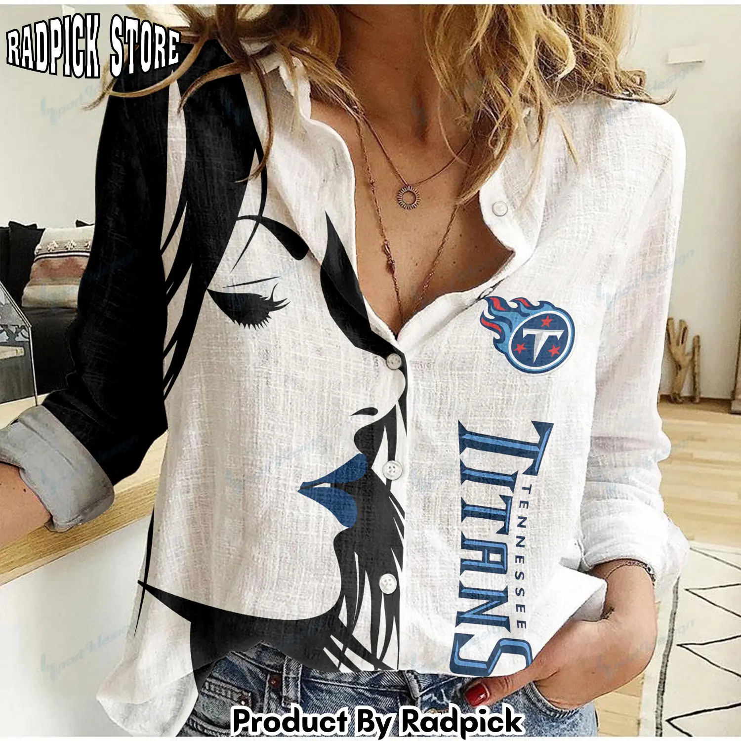 Radpick tennessee titans woman shirt rp66269